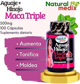 Aguaje Hinojo maca triple