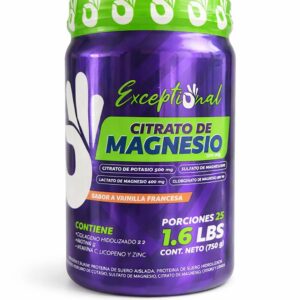 Citrato de Magnesio 750gr Exceptional