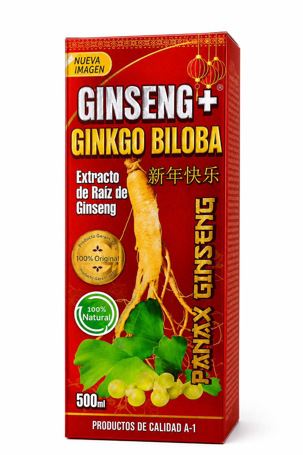 Ginseng + Ginkgo Biloba 500 ml